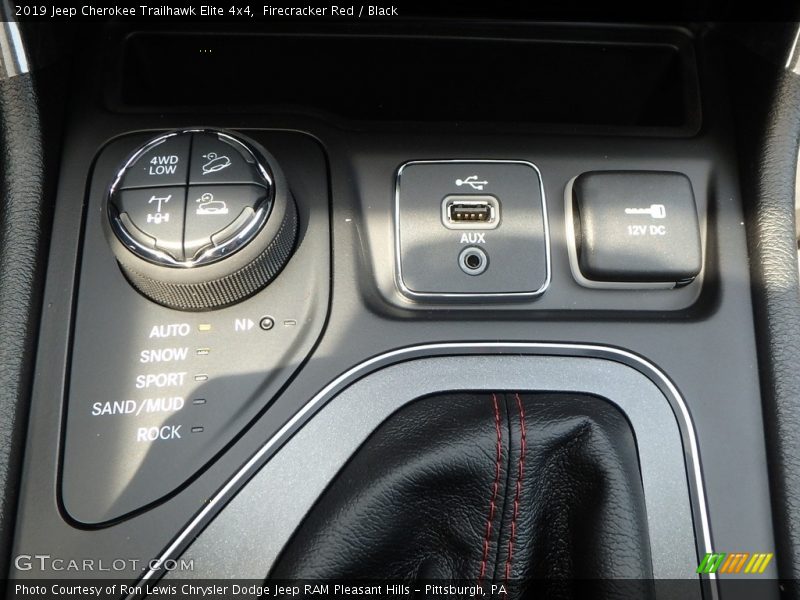 Controls of 2019 Cherokee Trailhawk Elite 4x4