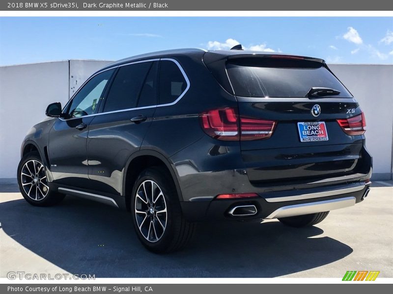 Dark Graphite Metallic / Black 2018 BMW X5 sDrive35i