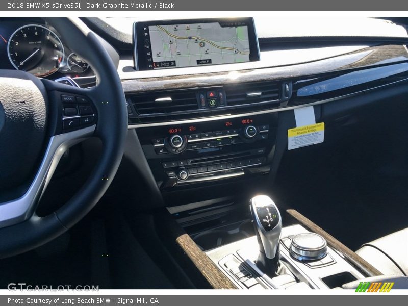 Dark Graphite Metallic / Black 2018 BMW X5 sDrive35i