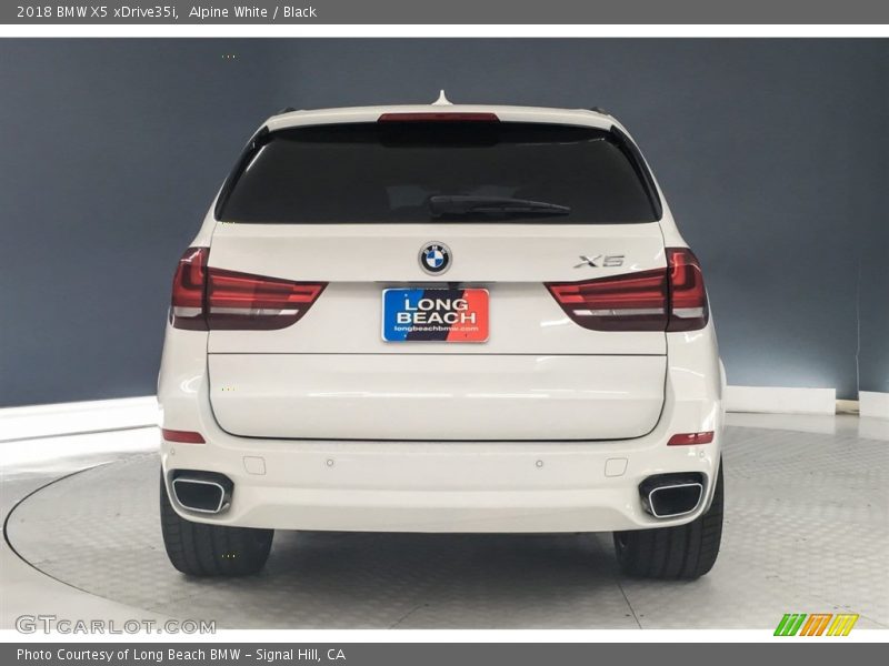 Alpine White / Black 2018 BMW X5 xDrive35i