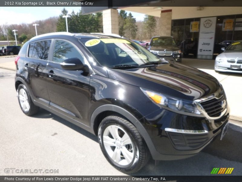 Black Cherry / Alpine Gray 2012 Kia Sportage LX