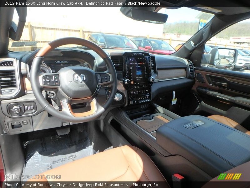 Front Seat of 2019 1500 Long Horn Crew Cab 4x4