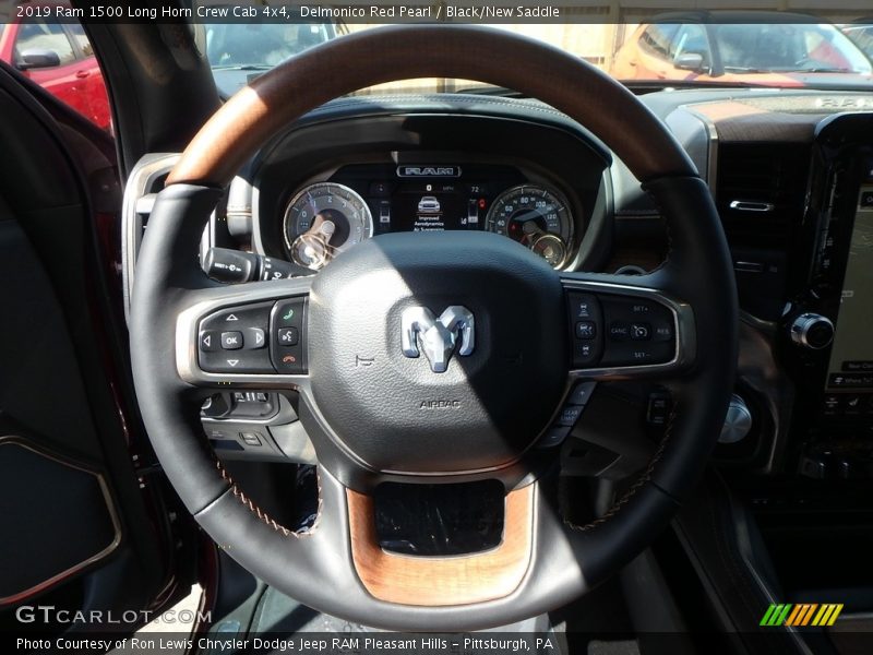  2019 1500 Long Horn Crew Cab 4x4 Steering Wheel