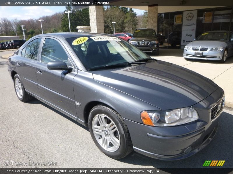 Titanium Gray Metallic / Graphite 2005 Volvo S60 2.5T AWD