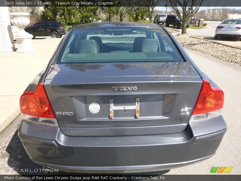 Titanium Gray Metallic / Graphite 2005 Volvo S60 2.5T AWD