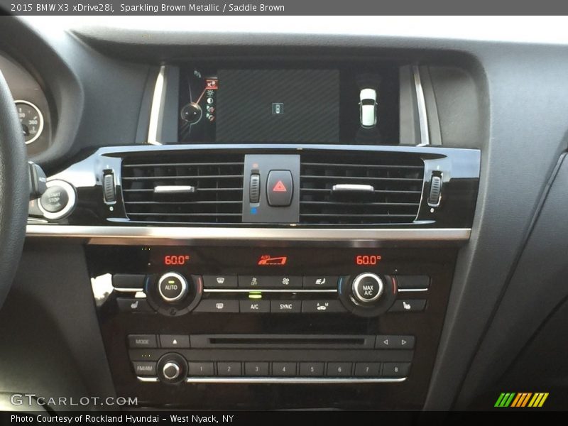 Sparkling Brown Metallic / Saddle Brown 2015 BMW X3 xDrive28i