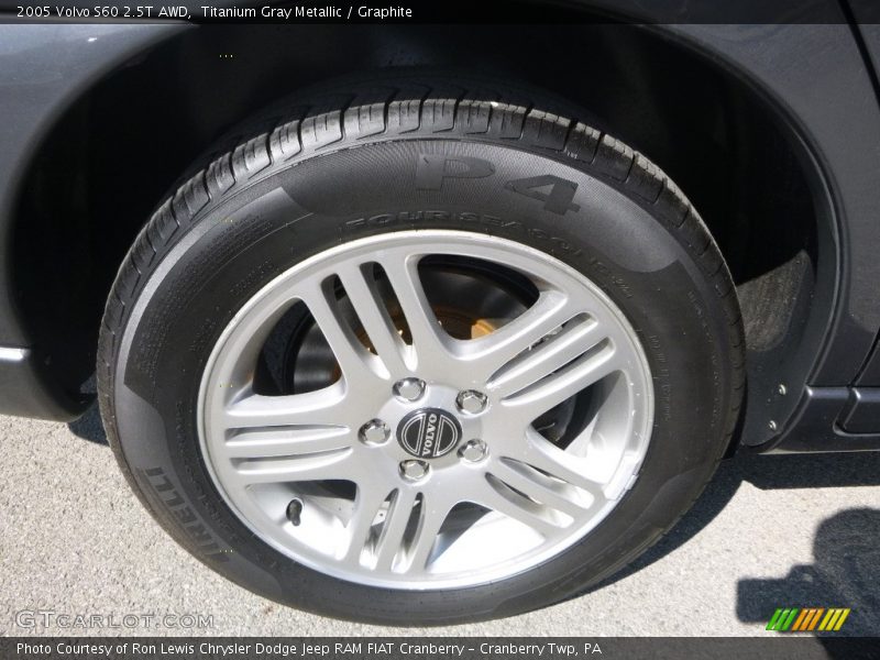 Titanium Gray Metallic / Graphite 2005 Volvo S60 2.5T AWD