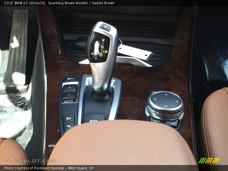 Sparkling Brown Metallic / Saddle Brown 2015 BMW X3 xDrive28i