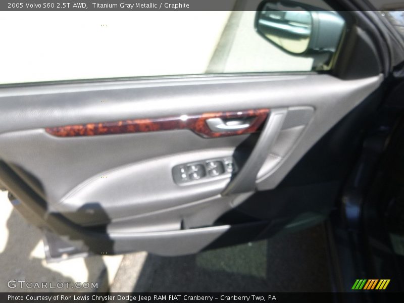 Titanium Gray Metallic / Graphite 2005 Volvo S60 2.5T AWD