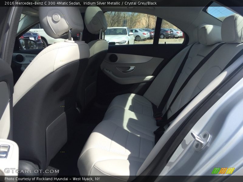 Iridium Silver Metallic / Crystal Grey/Black 2016 Mercedes-Benz C 300 4Matic Sedan