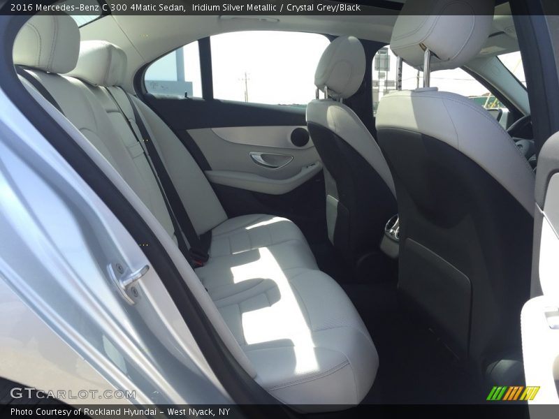 Iridium Silver Metallic / Crystal Grey/Black 2016 Mercedes-Benz C 300 4Matic Sedan