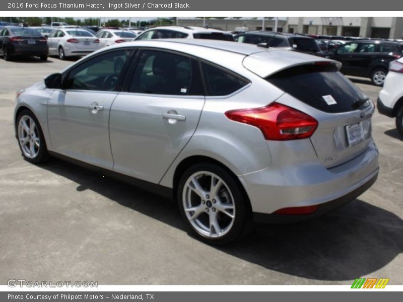Ingot Silver / Charcoal Black 2016 Ford Focus Titanium Hatch