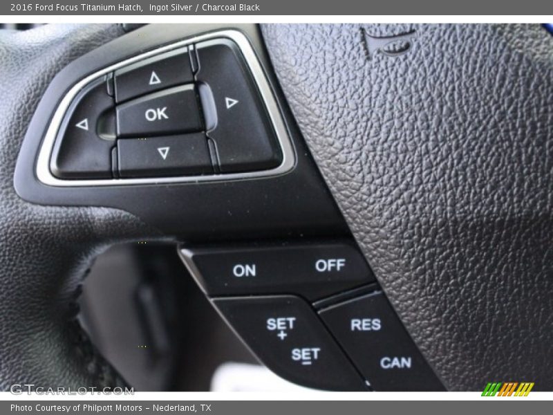 Ingot Silver / Charcoal Black 2016 Ford Focus Titanium Hatch