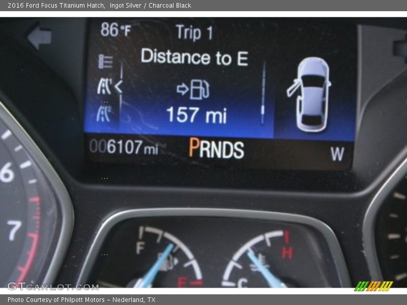 Ingot Silver / Charcoal Black 2016 Ford Focus Titanium Hatch