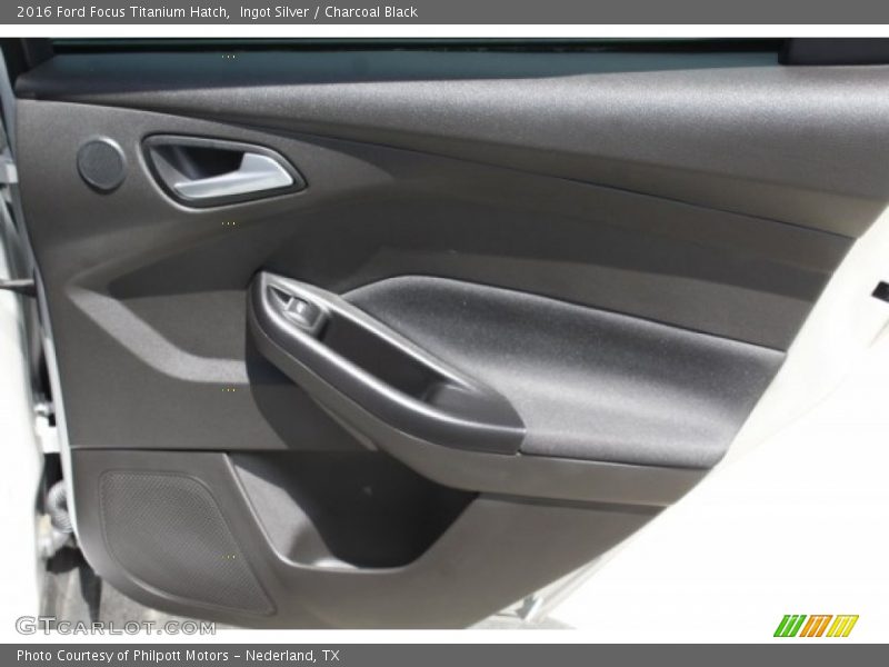 Ingot Silver / Charcoal Black 2016 Ford Focus Titanium Hatch