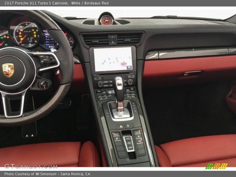 Controls of 2017 911 Turbo S Cabriolet
