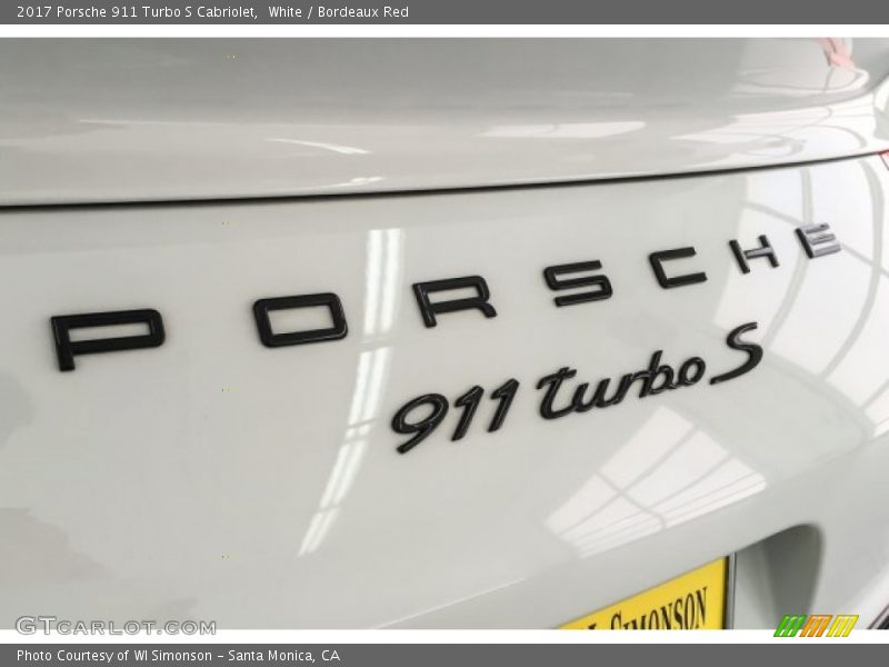  2017 911 Turbo S Cabriolet Logo