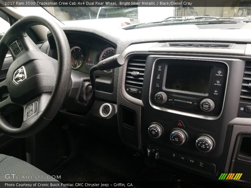 Bright Silver Metallic / Black/Diesel Gray 2017 Ram 3500 Tradesman Crew Cab 4x4 Dual Rear Wheel