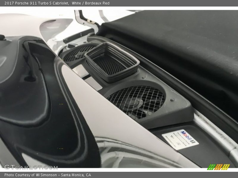  2017 911 Turbo S Cabriolet Engine - 3.8 Liter DFI Twin-Turbocharged DOHC 24-Valve Variocam Plus Horzontally Opposed 6 Cylinder