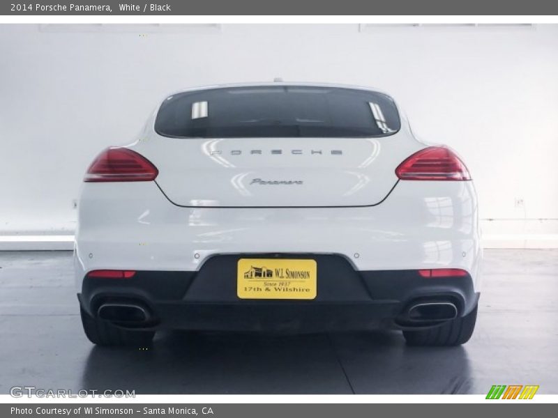 White / Black 2014 Porsche Panamera