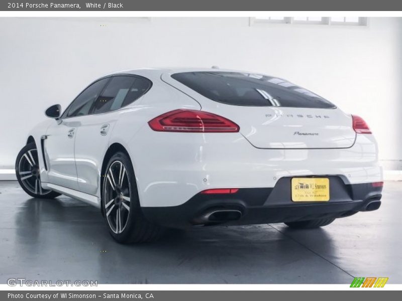 White / Black 2014 Porsche Panamera