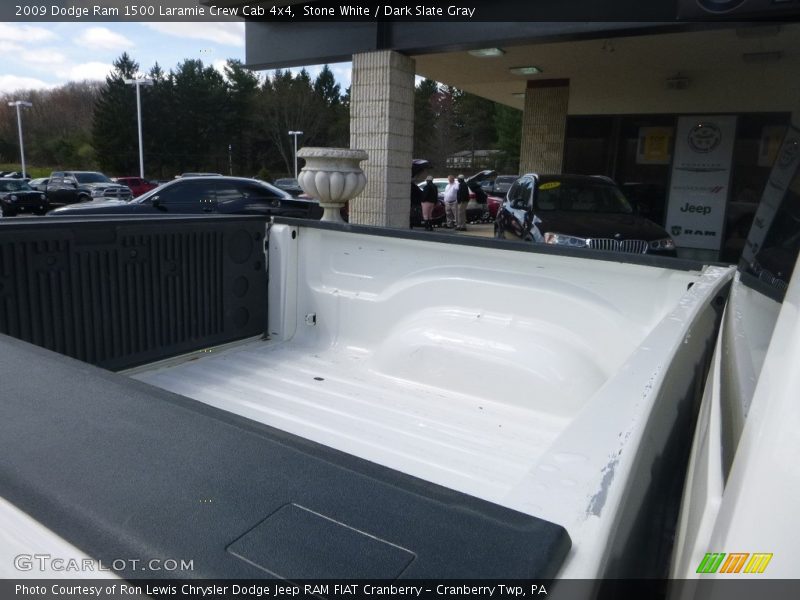 Stone White / Dark Slate Gray 2009 Dodge Ram 1500 Laramie Crew Cab 4x4