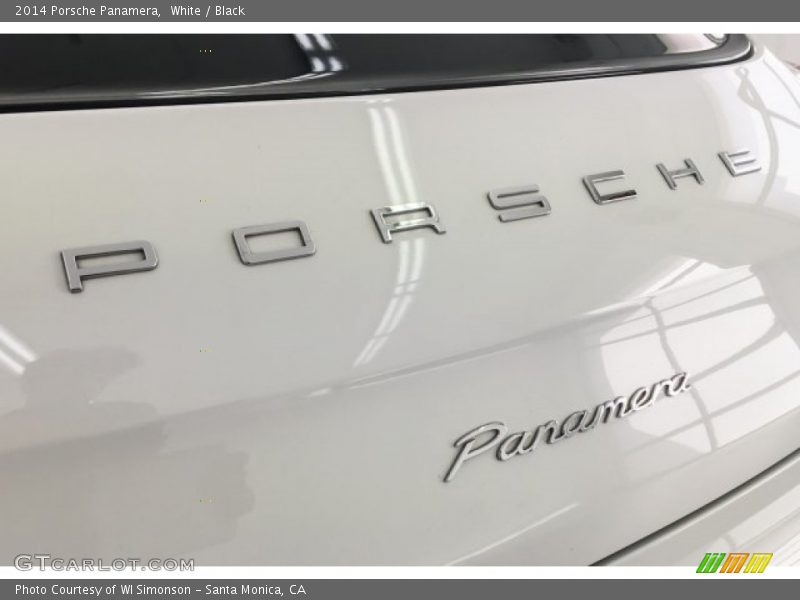 White / Black 2014 Porsche Panamera