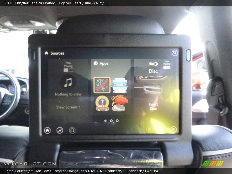 Copper Pearl / Black/Alloy 2018 Chrysler Pacifica Limited