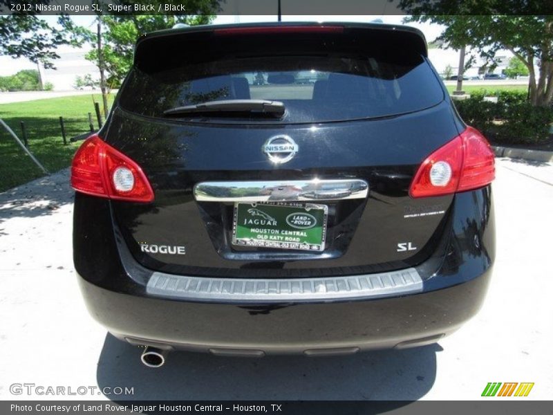 Super Black / Black 2012 Nissan Rogue SL
