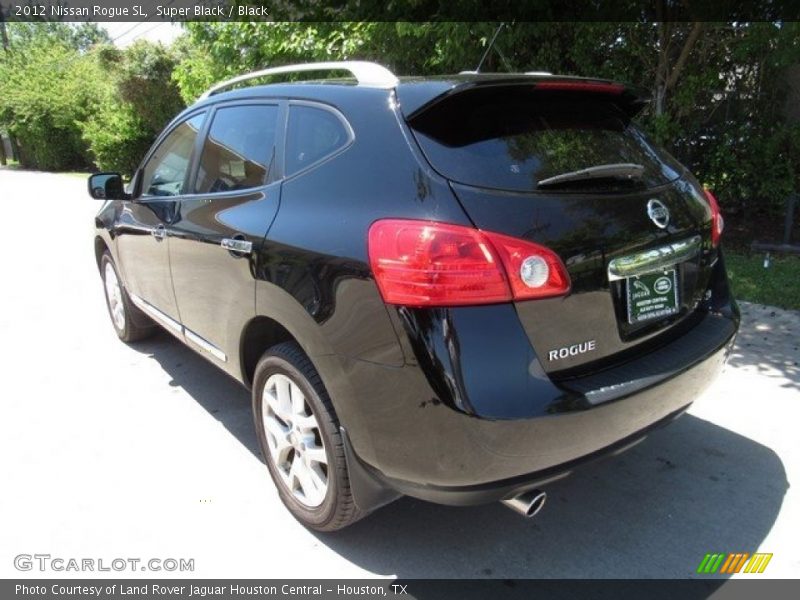 Super Black / Black 2012 Nissan Rogue SL