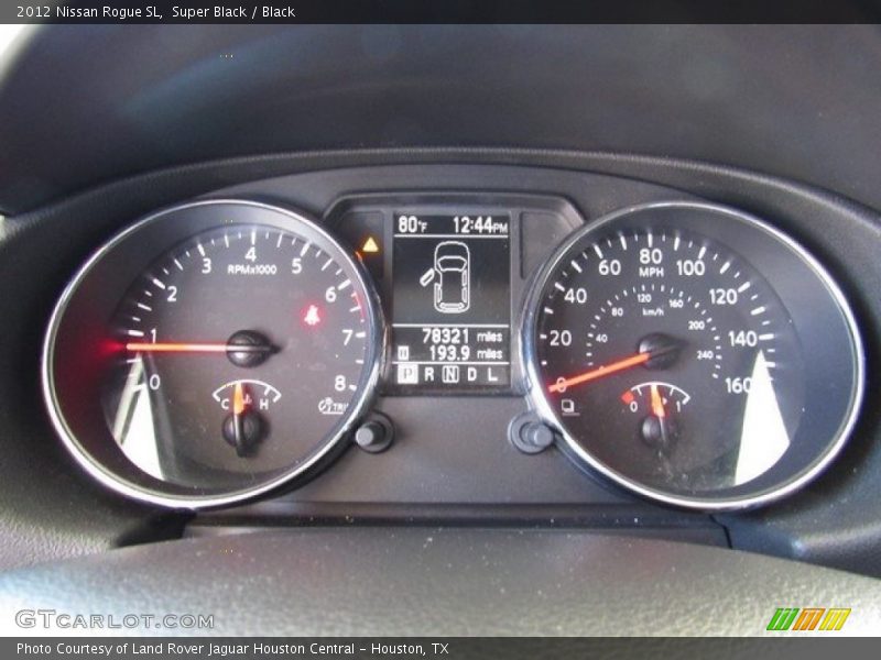 Super Black / Black 2012 Nissan Rogue SL