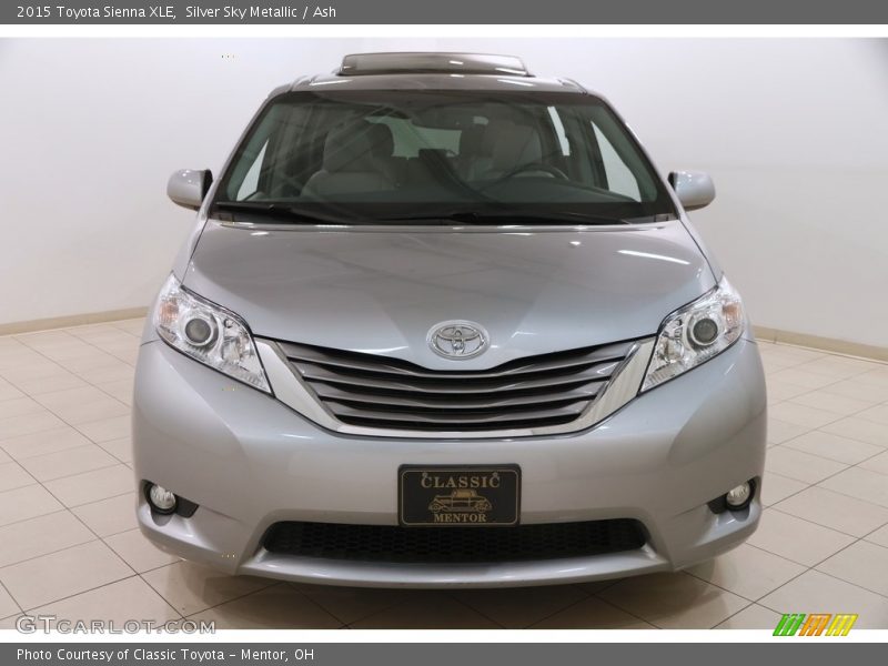 Silver Sky Metallic / Ash 2015 Toyota Sienna XLE