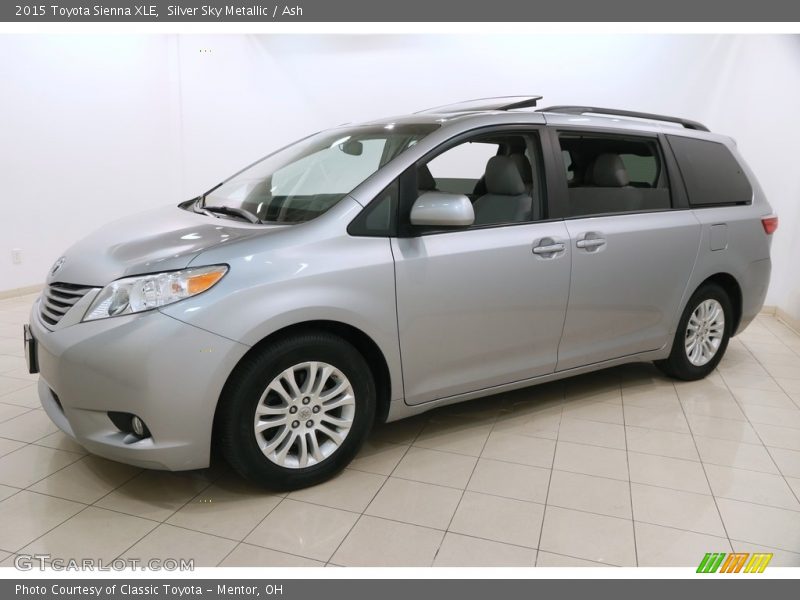 Silver Sky Metallic / Ash 2015 Toyota Sienna XLE