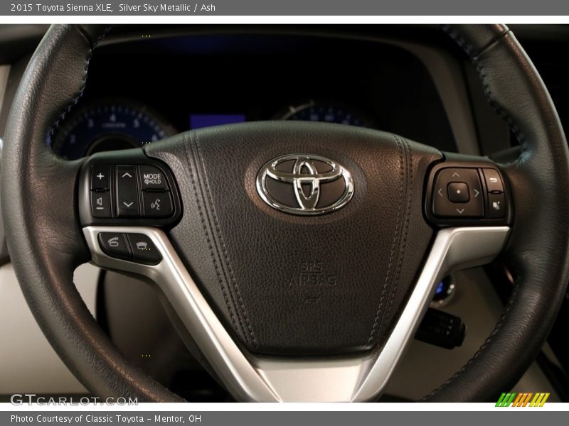 Silver Sky Metallic / Ash 2015 Toyota Sienna XLE