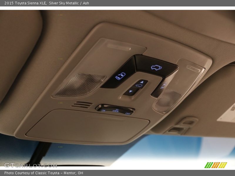 Silver Sky Metallic / Ash 2015 Toyota Sienna XLE