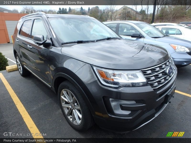 Magnetic / Ebony Black 2017 Ford Explorer Limited 4WD