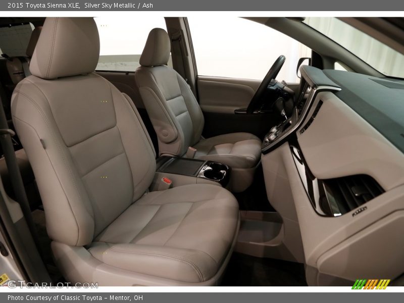Silver Sky Metallic / Ash 2015 Toyota Sienna XLE