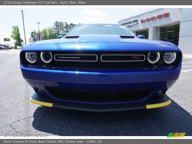IndiGo Blue / Black 2018 Dodge Challenger R/T Scat Pack