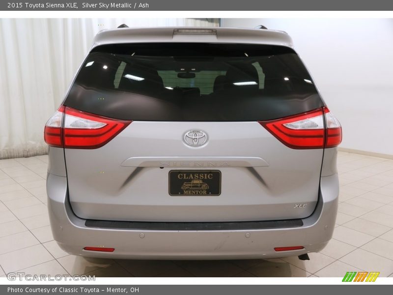 Silver Sky Metallic / Ash 2015 Toyota Sienna XLE