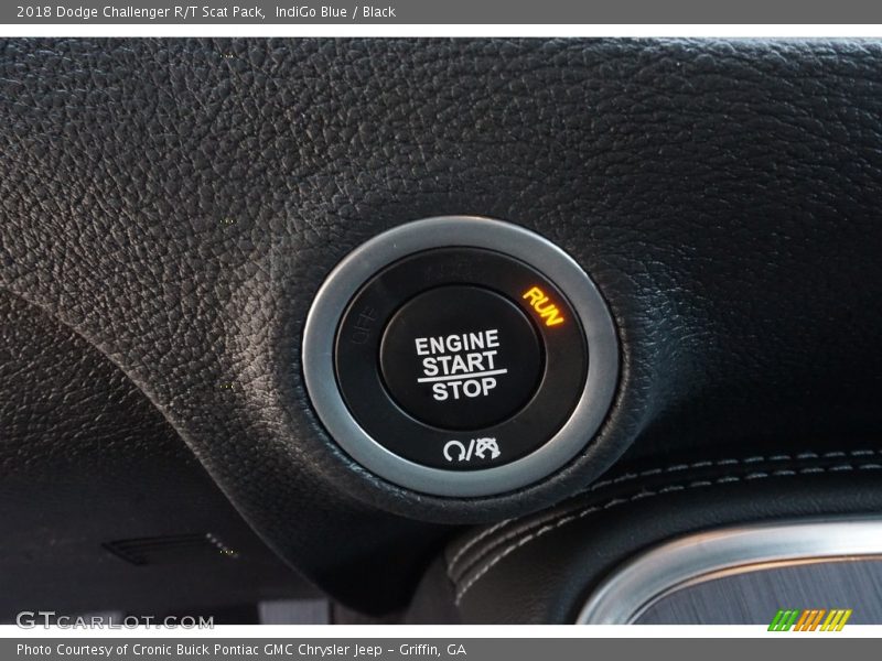 IndiGo Blue / Black 2018 Dodge Challenger R/T Scat Pack