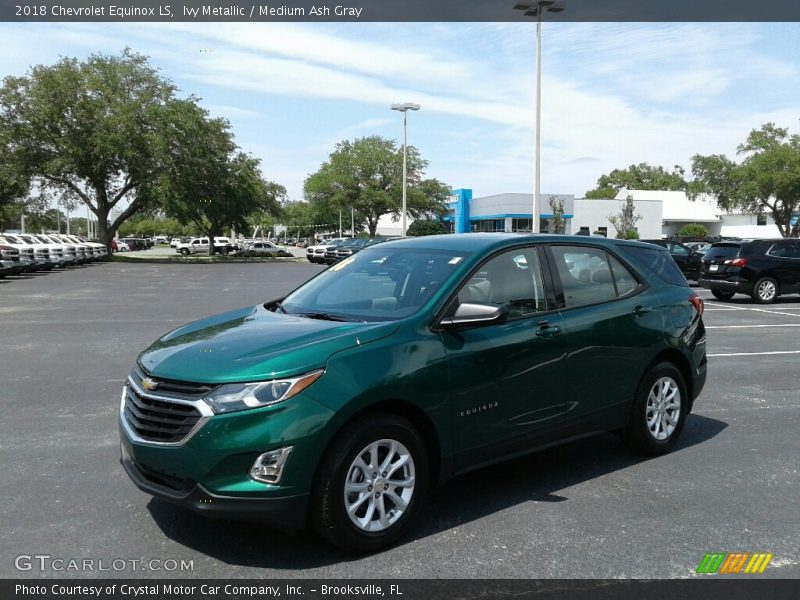 Ivy Metallic / Medium Ash Gray 2018 Chevrolet Equinox LS