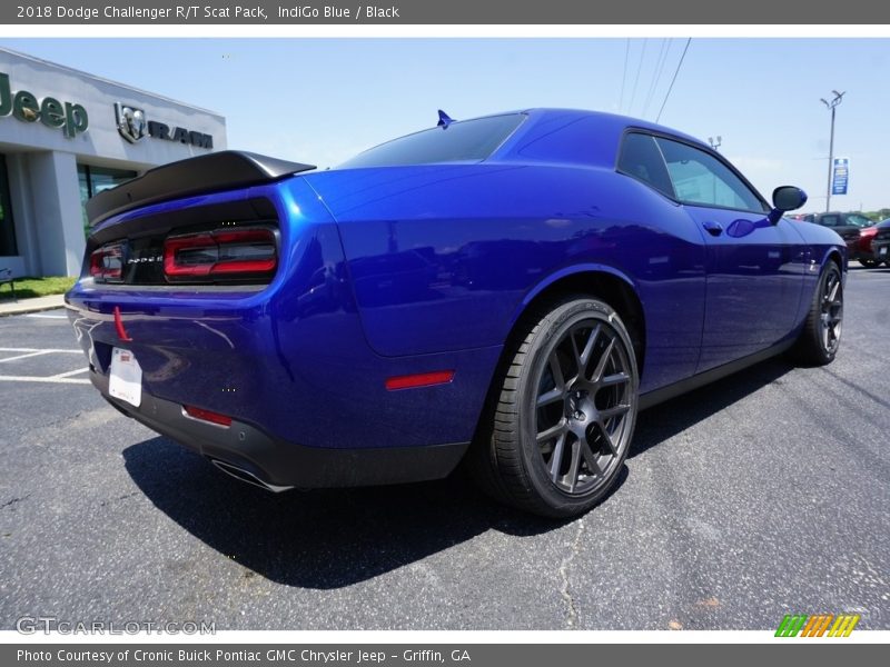 IndiGo Blue / Black 2018 Dodge Challenger R/T Scat Pack