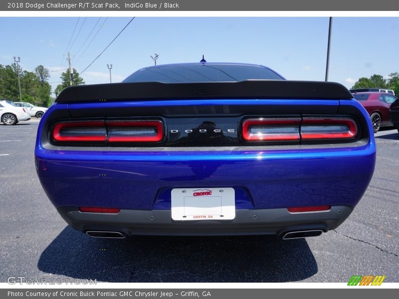 IndiGo Blue / Black 2018 Dodge Challenger R/T Scat Pack