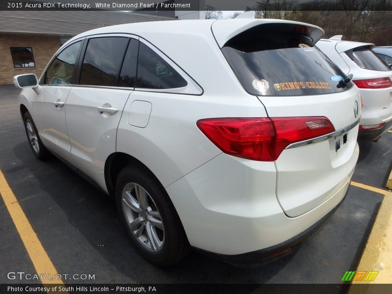 White Diamond Pearl / Parchment 2015 Acura RDX Technology