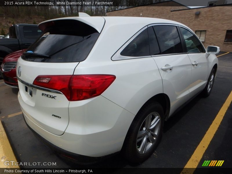 White Diamond Pearl / Parchment 2015 Acura RDX Technology