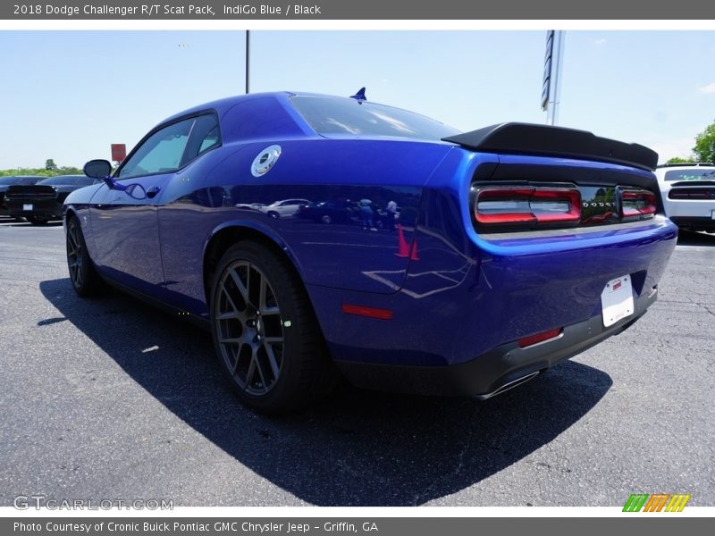 IndiGo Blue / Black 2018 Dodge Challenger R/T Scat Pack