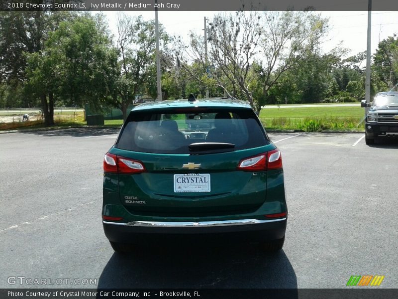 Ivy Metallic / Medium Ash Gray 2018 Chevrolet Equinox LS