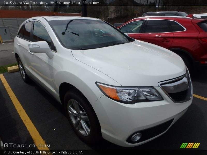 White Diamond Pearl / Parchment 2015 Acura RDX Technology