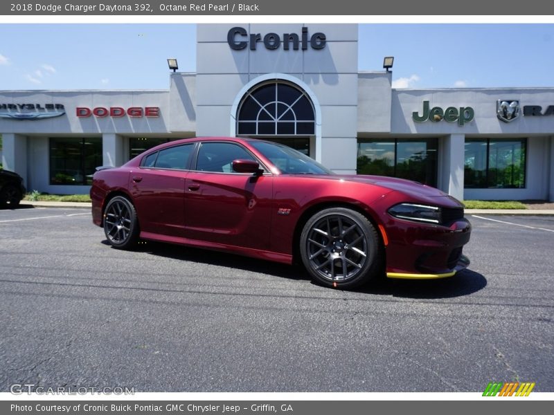 Octane Red Pearl / Black 2018 Dodge Charger Daytona 392