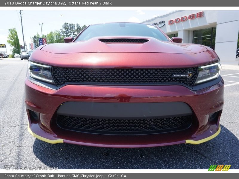 Octane Red Pearl / Black 2018 Dodge Charger Daytona 392